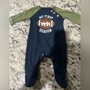 My first football season onsie